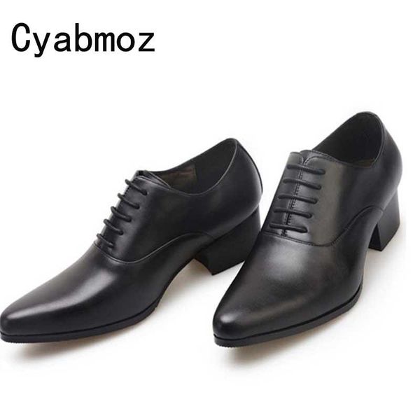 mens pointed toe lace up high heels fashion oxford shoes genuine leather party wedding dress shoes men height increase man, Black
mens pointed toe lace up high heels fashion oxford shoes genuine leather party wedding dress shoes men height increase man, Black