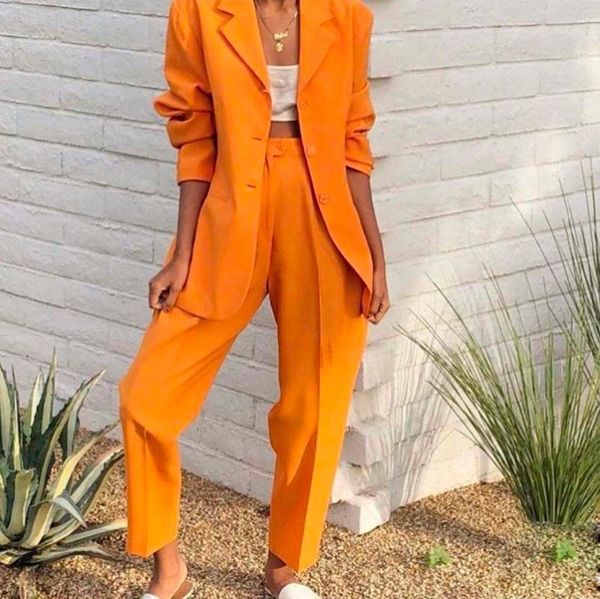 custom made 2 piece slim women's pants suit business office set ladies work wear outfit blazer1, White;black
custom made 2 piece slim women's pants suit business office set ladies work wear outfit blazer1, White;black