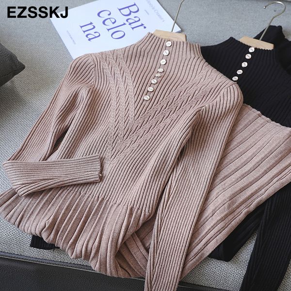 autumn winter knit midi long dress women casual high neck slim bodycon sweater dresses office lady thick a-line pleated dress 201006, Black;gray
autumn winter knit midi long dress women casual high neck slim bodycon sweater dresses office lady thick a-line pleated dress 201006, Black;gray