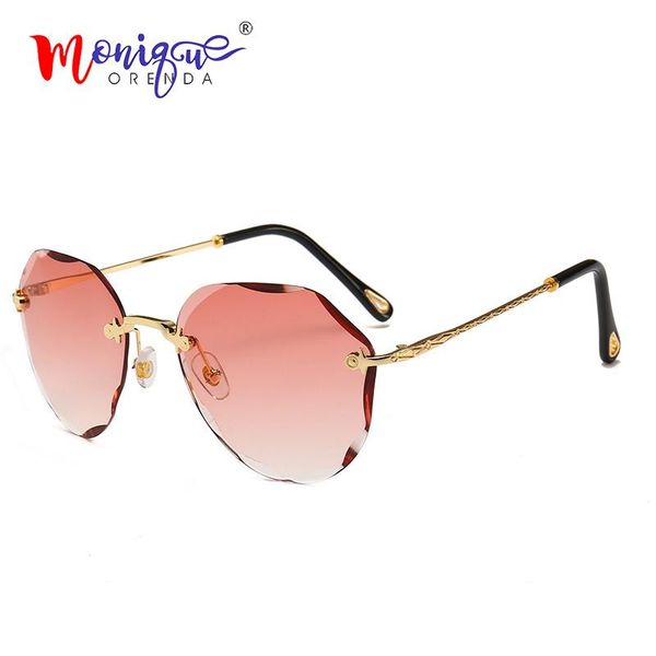fashion trimming glasses gradient vintage 2020 sun frame less sunglasses rimless women luxury eyewear for men jafnw, White;black
fashion trimming glasses gradient vintage 2020 sun frame less sunglasses rimless women luxury eyewear for men jafnw, White;black