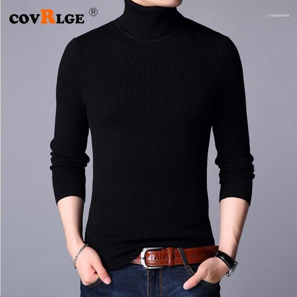 covrlge men's sweater 2019 autumn winter men's turtleneck solid color casual sweater slim brand knitted pullovers mzm04811, White;black
covrlge men's sweater 2019 autumn winter men's turtleneck solid color casual sweater slim brand knitted pullovers mzm04811, White;black