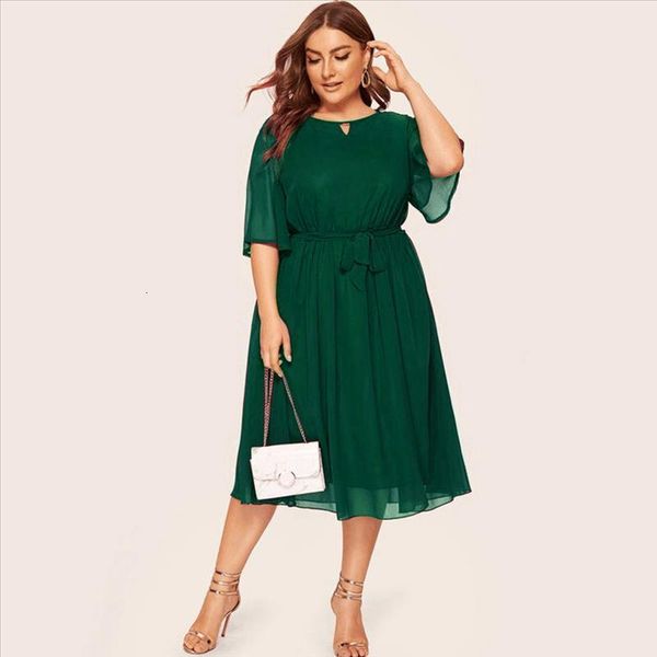 solid color women plus size dress half sleeve loose chiffon knee length o-neck party casual fashion dress june24 vestido, Black;gray
solid color women plus size dress half sleeve loose chiffon knee length o-neck party casual fashion dress june24 vestido, Black;gray