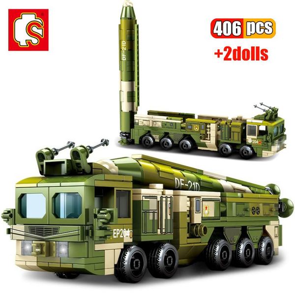 sembo 406pcs military df-21d medium-range ballistic missile building blocks army truck vehicleweapon model toys gifts wmtqxd rimmer
sembo 406pcs military df-21d medium-range ballistic missile building blocks army truck vehicleweapon model toys gifts wmtqxd rimmer