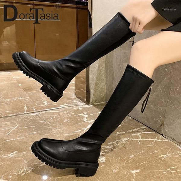 boots doratasia fashion designer ladies chunky heels mid calf street all-match daily women 2021 zipper shoes woman1, Black
boots doratasia fashion designer ladies chunky heels mid calf street all-match daily women 2021 zipper shoes woman1, Black