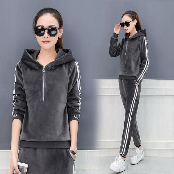 winter thick velvet women sportswear tracksuit warm hoodie running jogging outfits casual workout set sport suit sweatshirt+pant, Black;blue
winter thick velvet women sportswear tracksuit warm hoodie running jogging outfits casual workout set sport suit sweatshirt+pant, Black;blue