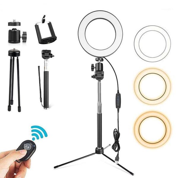 rl-6 ring light 6inch video lamp selfie ringlight studio light with tripod phone holder portable for youtube makeup shoot video1
rl-6 ring light 6inch video lamp selfie ringlight studio light with tripod phone holder portable for youtube makeup shoot video1