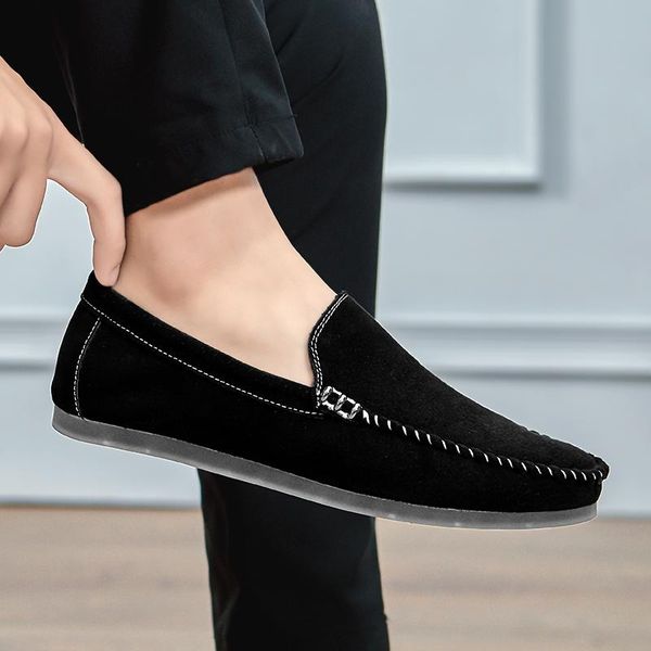 casual shoes men cow suede leather luxury handmade office party shoes leisure brand loafers mens moccasins big size 48, Black
casual shoes men cow suede leather luxury handmade office party shoes leisure brand loafers mens moccasins big size 48, Black