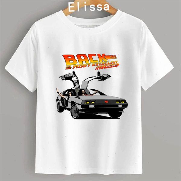 back to the future t shirt women classic movie series back to the future girl t shirt personality creative novelty streetwear, White 
back to the future t shirt women classic movie series back to the future girl t shirt personality creative novelty streetwear, White