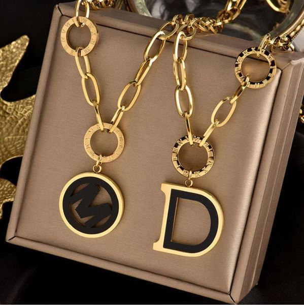 titanium steel necklace m fashion jewelry letter d pendant necklaces gold color nice gift for women charm jewelry, Silver
titanium steel necklace m fashion jewelry letter d pendant necklaces gold color nice gift for women charm jewelry, Silver
