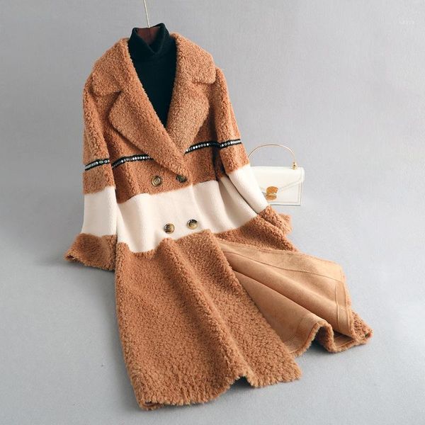 in the fall and winter of 2020 the new fur sheep velvet coat female long coat1, Black
in the fall and winter of 2020 the new fur sheep velvet coat female long coat1, Black