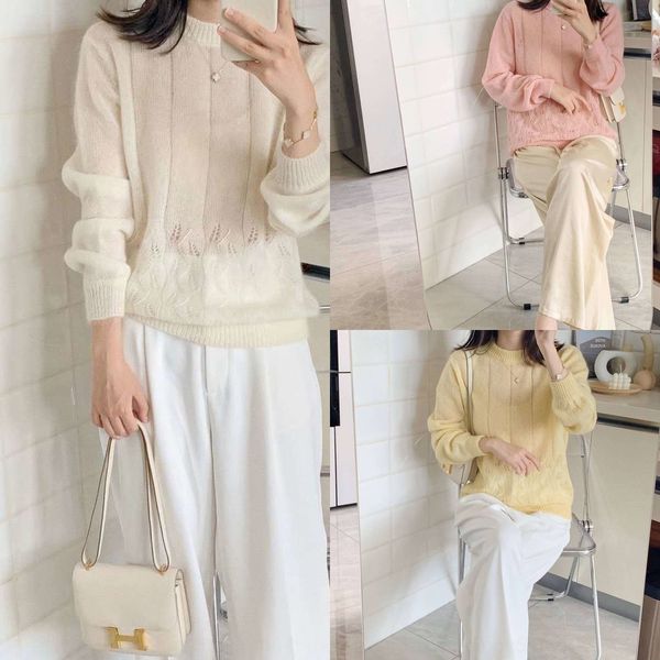 i9imi gentle and elegant women's simple and sweater fashion generous t-neck lazy style mohair hem hollowed out sweater dzwbt, White;black
i9imi gentle and elegant women's simple and sweater fashion generous t-neck lazy style mohair hem hollowed out sweater dzwbt, White;black