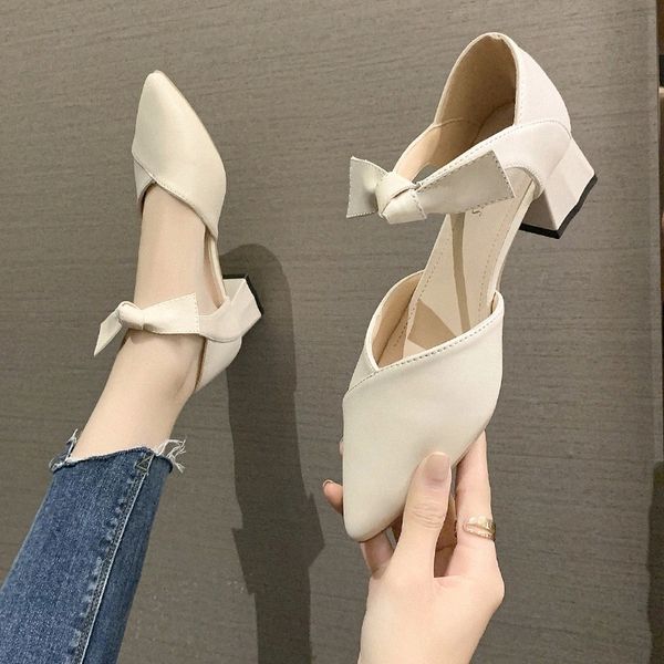 lucyever fashion bowknot square heels shoes ladies soft pu leather pointed toe pumps women 2021 beige shallow single shoes woman #uj22, Black
lucyever fashion bowknot square heels shoes ladies soft pu leather pointed toe pumps women 2021 beige shallow single shoes woman #uj22, Black