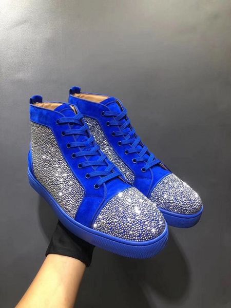 perfect ladies blue strass suede leather sneakers classic brand men women red bottom shoes fashion man skateboard casual shoes 35-47, Black
perfect ladies blue strass suede leather sneakers classic brand men women red bottom shoes fashion man skateboard casual shoes 35-47, Black