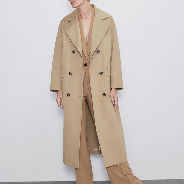 women's trench coats women long coat 2021 autumn and winter collar was thin temperament water ripple female cape fashion slim, Tan;black
women's trench coats women long coat 2021 autumn and winter collar was thin temperament water ripple female cape fashion slim, Tan;black