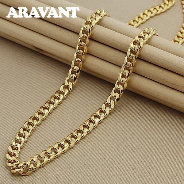 925 silver gold link chain necklace for men hiphop wholesale fashion jewelry 50cm q1110 q1209
925 silver gold link chain necklace for men hiphop wholesale fashion jewelry 50cm q1110 q1209
