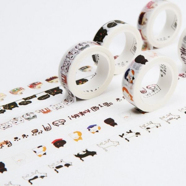 decorative 15mm wide washi masking tape, tape cute cat style design for diy craft scrapbooking gift wrapping
decorative 15mm wide washi masking tape, tape cute cat style design for diy craft scrapbooking gift wrapping