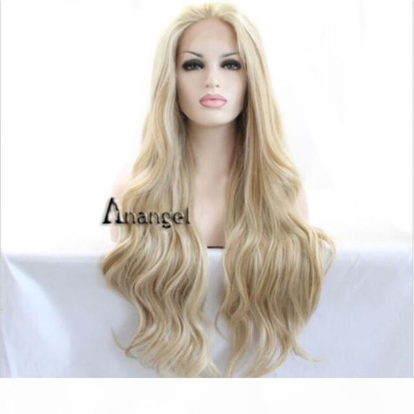 heat resistant synthetic lace front wigs blonde natural wavy wig long full hair, Black
heat resistant synthetic lace front wigs blonde natural wavy wig long full hair, Black