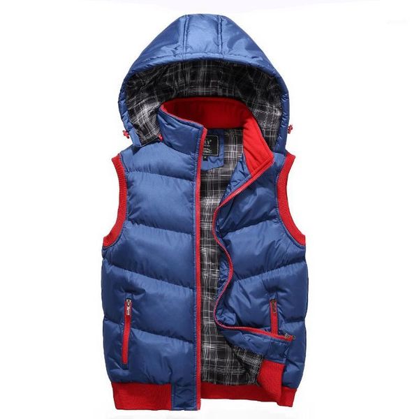 2018 autumn winter new casual hooded colete masculino loose warm plus size mens vest jacket1, Black;white
2018 autumn winter new casual hooded colete masculino loose warm plus size mens vest jacket1, Black;white