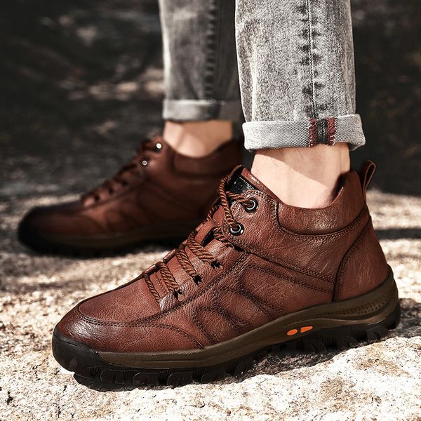basic shoes winter snow boots fashion casual brand ankle botas genuine leather classic lace-up men, Black
basic shoes winter snow boots fashion casual brand ankle botas genuine leather classic lace-up men, Black