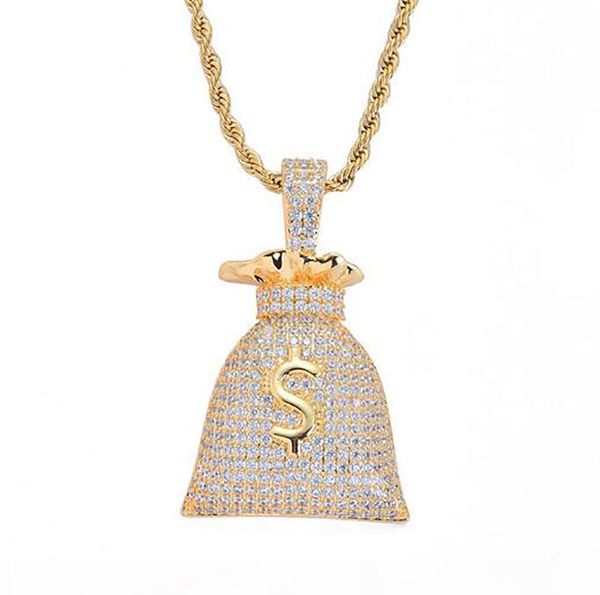 iced out cz bling dollar sign money bag pendant necklace mens micro pave cubic zirconia gold silver rose gold necklace
iced out cz bling dollar sign money bag pendant necklace mens micro pave cubic zirconia gold silver rose gold necklace