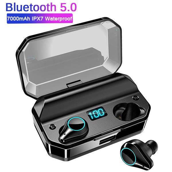 tws t9 bluetooth v5.0 earphone 9d stereo x6 wireless earphones earbuds ipx7 waterproof 8000mah led smart power bank phone holder
tws t9 bluetooth v5.0 earphone 9d stereo x6 wireless earphones earbuds ipx7 waterproof 8000mah led smart power bank phone holder