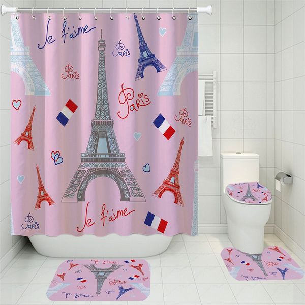 digital printing shower curtain toilet mat floor mat u-shaped mat non-slip carpet waterproof shower curtain set
digital printing shower curtain toilet mat floor mat u-shaped mat non-slip carpet waterproof shower curtain set