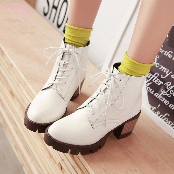 casual style round toe autumn ankle boots fashion belt platform white yellow black red high heel riding boots women shoes
casual style round toe autumn ankle boots fashion belt platform white yellow black red high heel riding boots women shoes