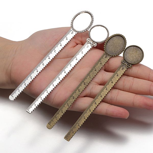 ewelry Findings & Components 5pcs/lot DIY Bookmarks Base Antique Vintage Handmade Ruler Bookmark Cabochon Base Setting 20mm/18x25mm Jewel...
ewelry Findings & Components 5pcs/lot DIY Bookmarks Base Antique Vintage Handmade Ruler Bookmark Cabochon Base Setting 20mm/18x25mm Jewel...