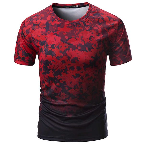 new arrival men's plus-size short-sleeved with gradient camouflage round neck t-shirt, White;black
new arrival men's plus-size short-sleeved with gradient camouflage round neck t-shirt, White;black