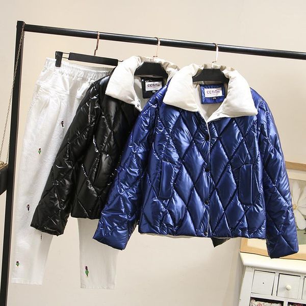 winter casual short parkas 2019 plus size clothing fashion loose bright filling sustans thick warm padded coats women t4-19931, Black
winter casual short parkas 2019 plus size clothing fashion loose bright filling sustans thick warm padded coats women t4-19931, Black