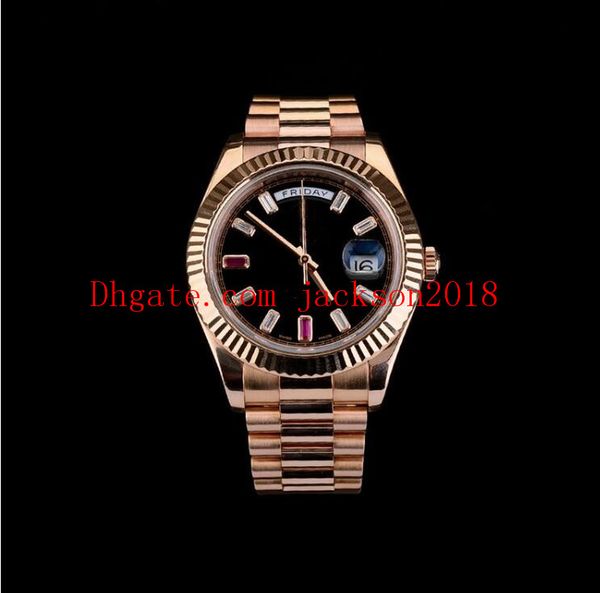 original boxes men's watches calendar 218235 41mm mechanical automatic diamond dial rose gold stainless steel bracelet luxury wristwatc, Slivery;brown
original boxes men's watches calendar 218235 41mm mechanical automatic diamond dial rose gold stainless steel bracelet luxury wristwatc, Slivery;brown