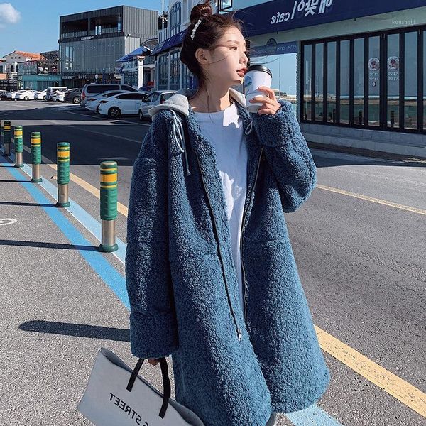 2019 long teddy bear jacket coat women winter thick warm oversized chunky outerwear overcoat women faux lambs wool fur coats1, Black
2019 long teddy bear jacket coat women winter thick warm oversized chunky outerwear overcoat women faux lambs wool fur coats1, Black