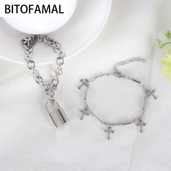 charm bracelets 2 style lock cross pendant bracelet hip hop jewelry for women metal alloy wholesale good gifts daily life cool punk, Golden;silver
charm bracelets 2 style lock cross pendant bracelet hip hop jewelry for women metal alloy wholesale good gifts daily life cool punk, Golden;silver