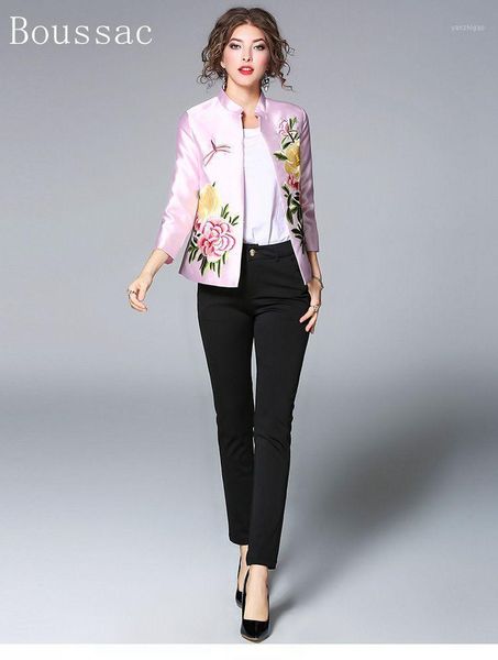 new arriving spring fashion big size chinese style peony embroidered short section dress woolen jacket for women1, White;black
new arriving spring fashion big size chinese style peony embroidered short section dress woolen jacket for women1, White;black