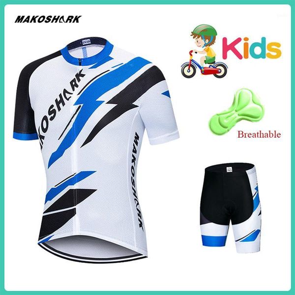 makoshark new child cycling jersey boy long sleeve sports jersey team tight gel lycra cycling bib shorts pants1, Black;blue
makoshark new child cycling jersey boy long sleeve sports jersey team tight gel lycra cycling bib shorts pants1, Black;blue