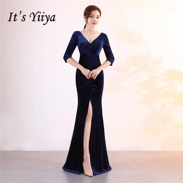 elegant mermaid evening dress it's yiiya dx372 three quarter sleeve velour special occasion dresses zipper evening gown1, White;black
elegant mermaid evening dress it's yiiya dx372 three quarter sleeve velour special occasion dresses zipper evening gown1, White;black