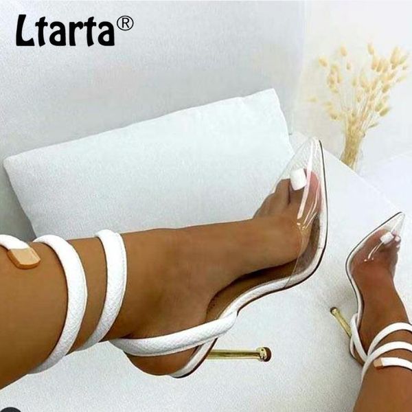 ltarta 2021 summer pvc women's shoes fashion retro shallow narrow band pointed toe high heels wedding sandals -282-6, Black
ltarta 2021 summer pvc women's shoes fashion retro shallow narrow band pointed toe high heels wedding sandals -282-6, Black