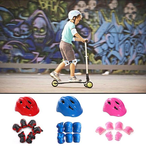 elbow & knee pads 7pcs kids skating cycling helmet guard wrist children bicycle protection safety equipments, Black;gray
elbow & knee pads 7pcs kids skating cycling helmet guard wrist children bicycle protection safety equipments, Black;gray