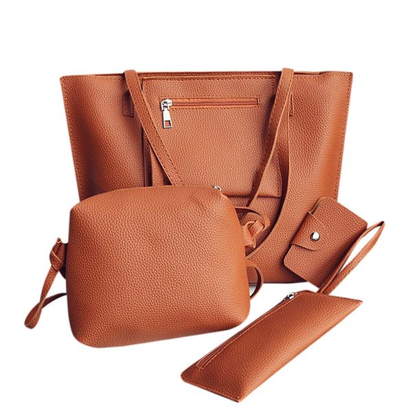 4 pcs/set women's handbags composite bags fashion handbag women shoulder bags female totes large capacity women's crossbody
4 pcs/set women's handbags composite bags fashion handbag women shoulder bags female totes large capacity women's crossbody