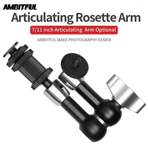 lighting & studio accessories ambitful 7 or 11 inch dslr camera magic arm articulating rosette with 1/4'' screws on both sides ada
lighting & studio accessories ambitful 7 or 11 inch dslr camera magic arm articulating rosette with 1/4'' screws on both sides ada