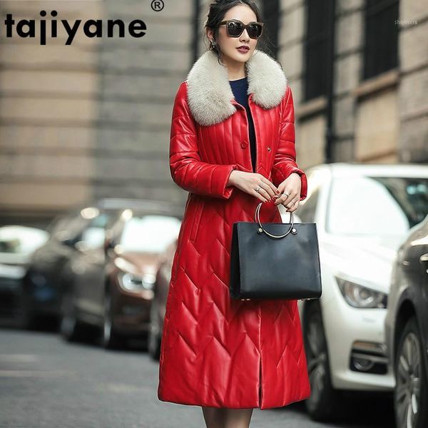 real fur collar sheepskin down coat female long genuine leather jacket autumn winter coat women clothes 2020 zt49571, Black
real fur collar sheepskin down coat female long genuine leather jacket autumn winter coat women clothes 2020 zt49571, Black
