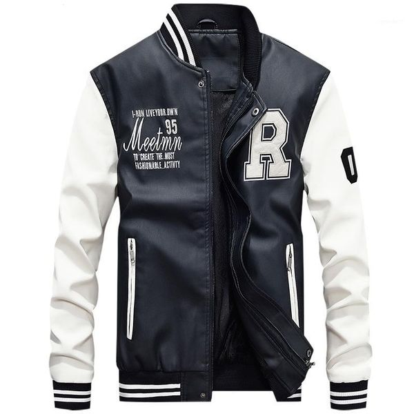 men's jackets pilot bomber flight leather jacket men varsity letter man winter mens faux fur coats waterproof baseball softshell heated, Black;brown
men's jackets pilot bomber flight leather jacket men varsity letter man winter mens faux fur coats waterproof baseball softshell heated, Black;brown