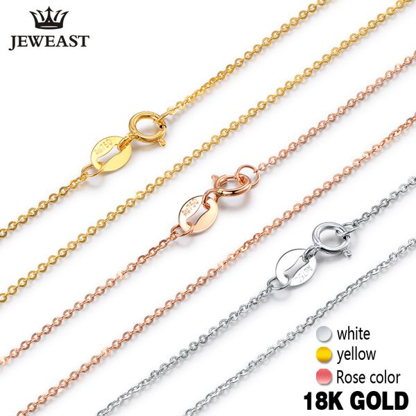 18k pure gold necklace female women girl gift new chain diamondjewelry wedding party upscale real solid, Silver
18k pure gold necklace female women girl gift new chain diamondjewelry wedding party upscale real solid, Silver