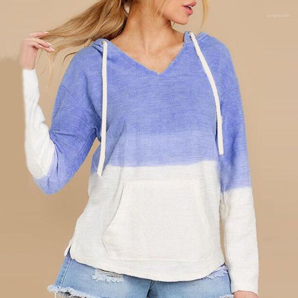 women v-neck tie-dyed gradients printing long sleeves pullover loose sweatshirt hoodies harajuku sweatshirt sudaderas1, Black
women v-neck tie-dyed gradients printing long sleeves pullover loose sweatshirt hoodies harajuku sweatshirt sudaderas1, Black