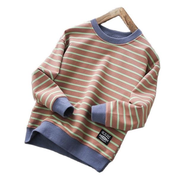 children's clothing boys autumn striped students long-sleeved t-shirts sweatshirt spring and trendy p4761 220115, Black
children's clothing boys autumn striped students long-sleeved t-shirts sweatshirt spring and trendy p4761 220115, Black