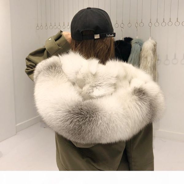 2018 natural real fox fur liner raccoon fur collar thick warm winter jacket women coat parkas detachable 3 in 1 outerwear new hood, Black
2018 natural real fox fur liner raccoon fur collar thick warm winter jacket women coat parkas detachable 3 in 1 outerwear new hood, Black