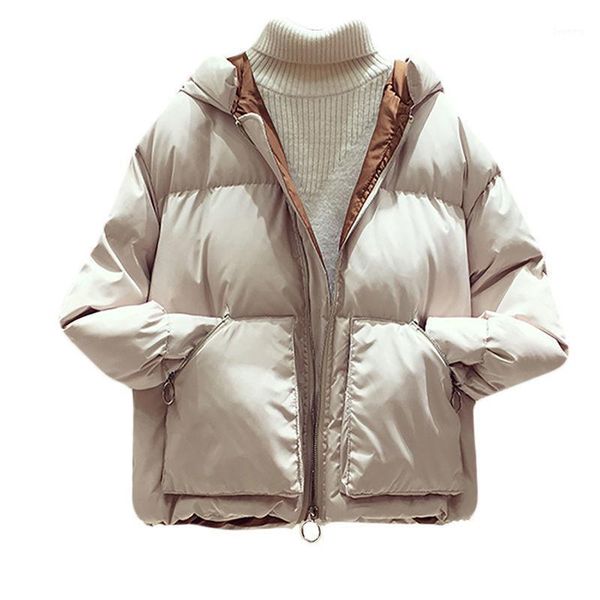 2020 new winter jacket women coat down cotton parkas zippers hoodies casual short coat warm padded mujer female outwear clothes1, Black 
2020 new winter jacket women coat down cotton parkas zippers hoodies casual short coat warm padded mujer female outwear clothes1, Black
