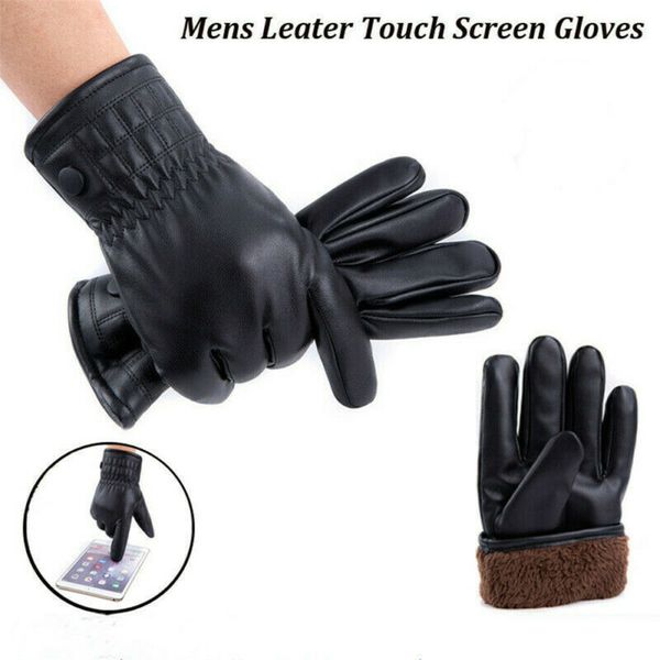 men winter classic solid color pu leather motorcycle full finger touch screen warm gloves, Blue;gray
men winter classic solid color pu leather motorcycle full finger touch screen warm gloves, Blue;gray