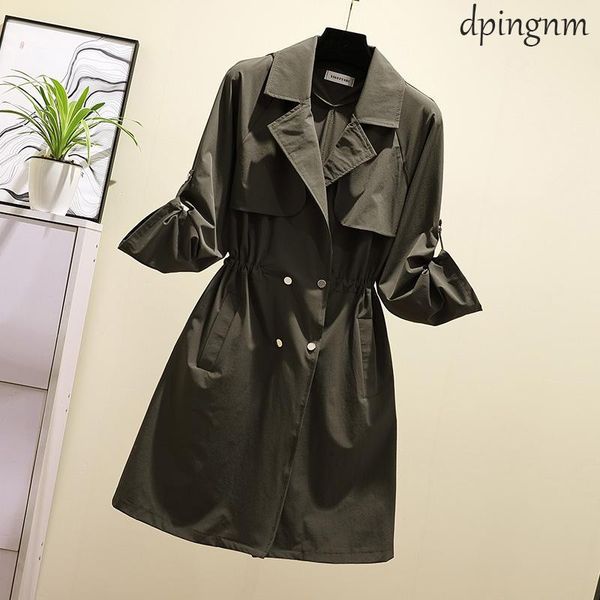 women's trench coats women casual solid color double breasted outwear sashes office coat chic epaulet design long autumn, Tan;black
women's trench coats women casual solid color double breasted outwear sashes office coat chic epaulet design long autumn, Tan;black