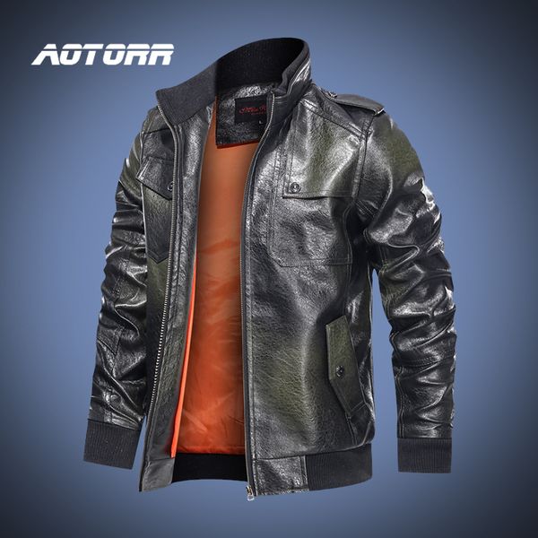 men leather jacket baseball pu coat male slim fit army green luxury men's bomber jackets pilot fleece outerwear 2020 winter lj201013, Black;brown
men leather jacket baseball pu coat male slim fit army green luxury men's bomber jackets pilot fleece outerwear 2020 winter lj201013, Black;brown
